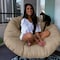 Classic Accessories Montlake Water-Resistant 50" Papasan Cushion, Antique Beige 60-536-040301-EC - alternate 3